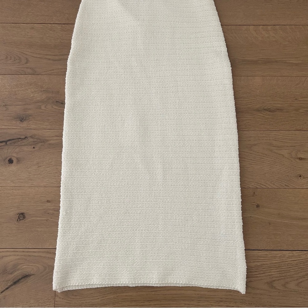 Wilfred Phair Halter Dress Aritzia Knit Beach Vacation Low Back Cloud Size Small - Picture 11 of 15